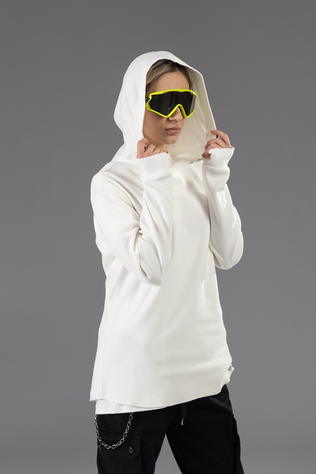 hooded white 1