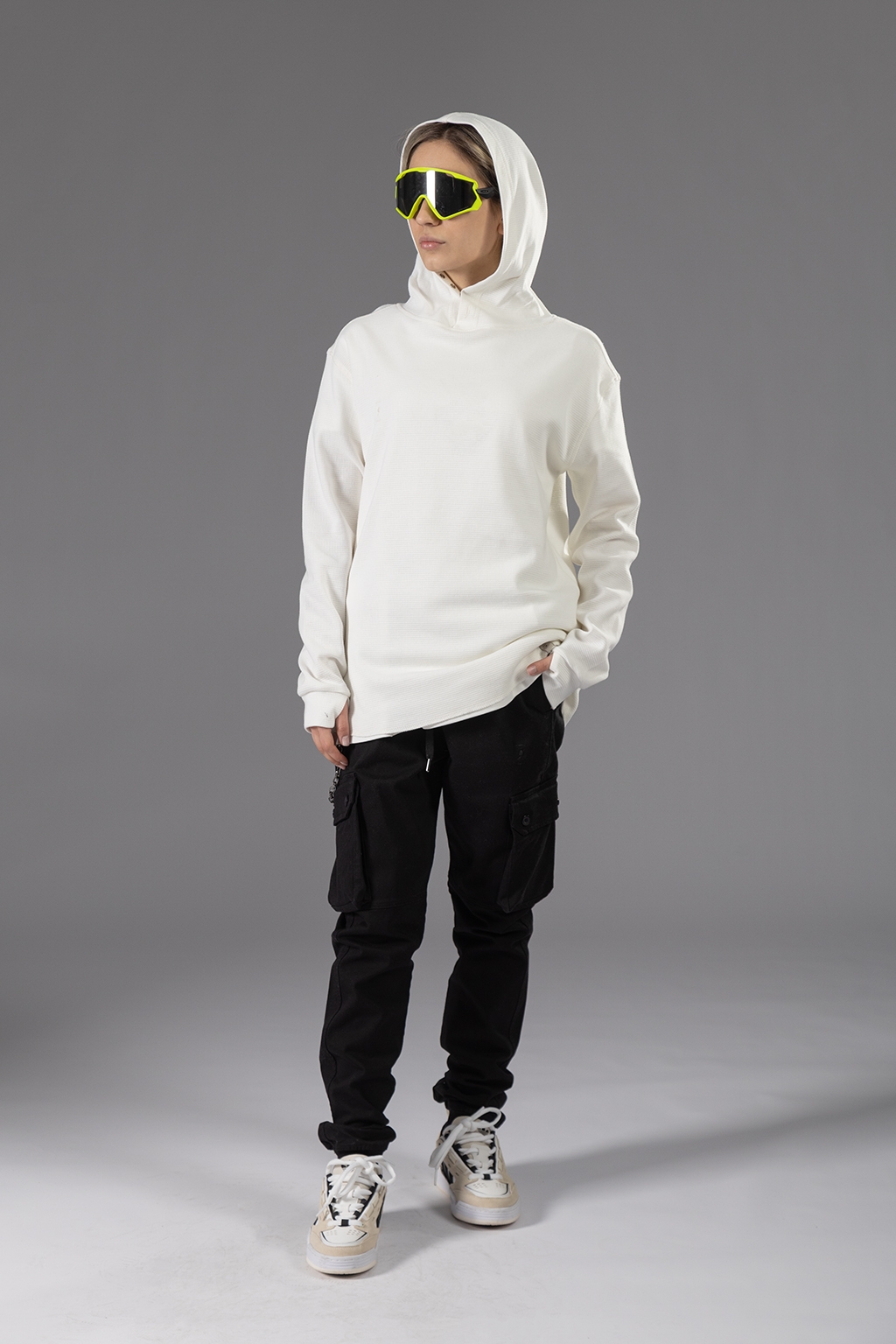 hooded white 1