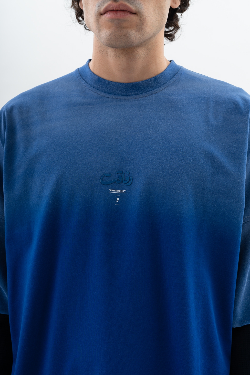 t-shirt FRIENDSHIP azur 6