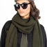 scarf knit green 1