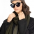 scarf knit green 2