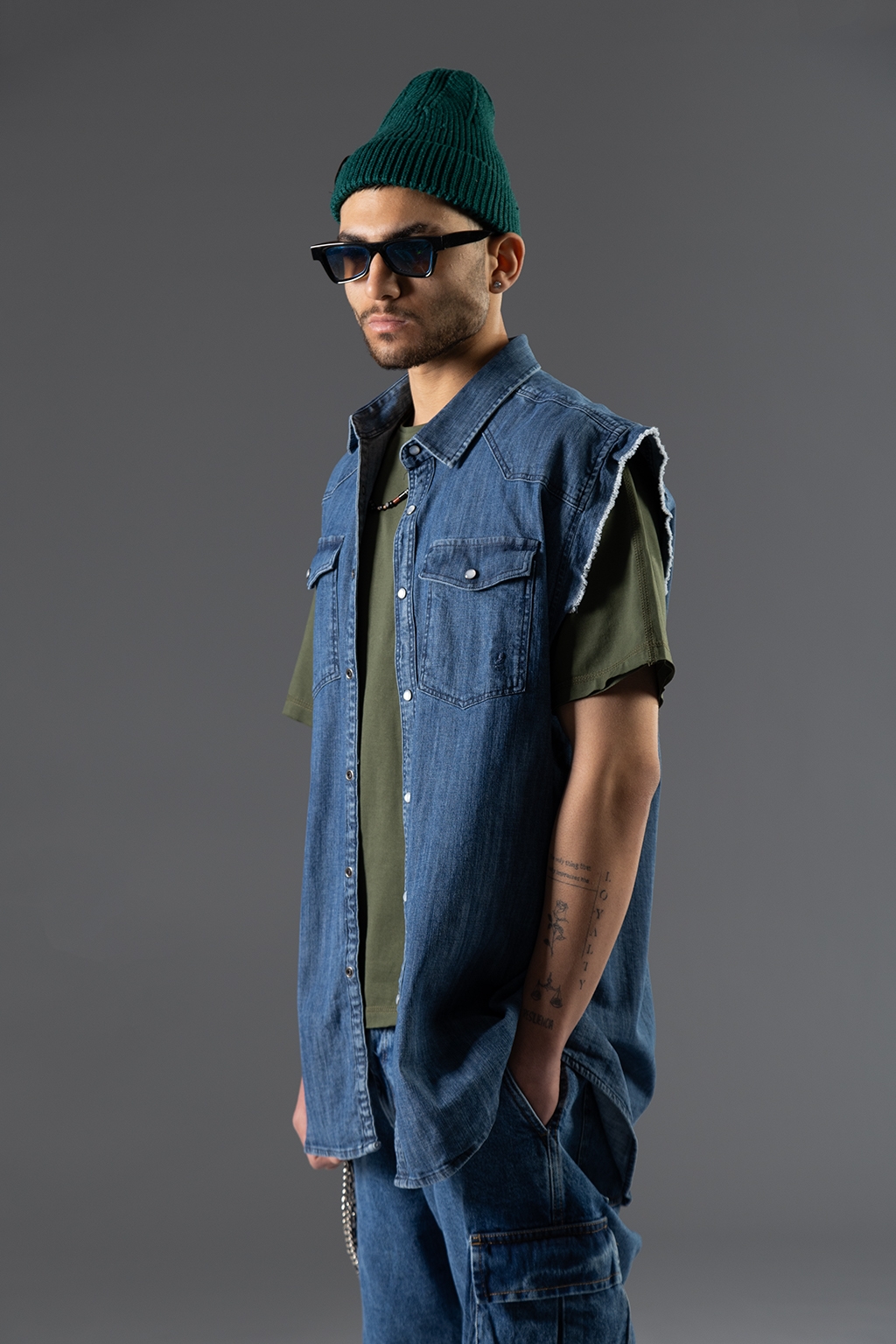 vest jean blue 1