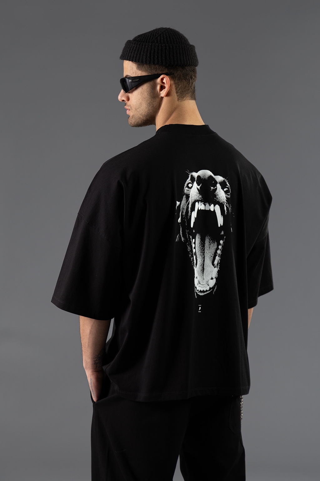 t-shirt roar black 1