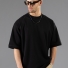 t-shirt raglan black 1