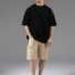 t-shirt raglan black 1